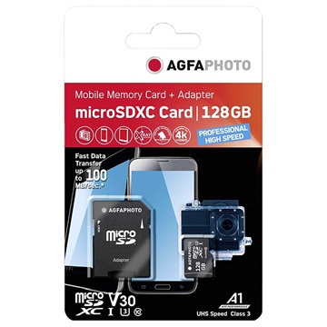 AgfaPhoto Professional High Speed MicroSDXC Minnekort 10613