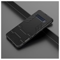 Armor-serien Samsung Galaxy S10 Hybrid-deksel med Stativ