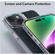 iPhone 15 Plus ESR Ice Shield Hybrid-deksel - Gjennomsiktig