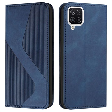 Business Style Samsung Galaxy A22 4G Lommebok-deksel (Åpen Emballasje - Utmerket) - Blå