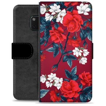 Huawei Mate 20 Pro Premium Lommebok-deksel - Vintage Blomster