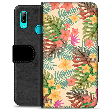 Huawei P Smart (2019) Premium Lommebok-deksel - Rosa Blomster