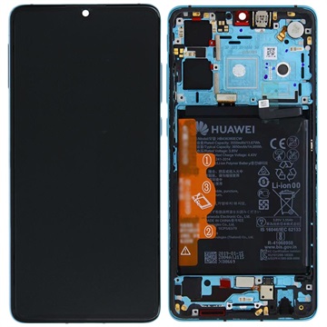 Huawei P30 LCD-skjerm (Servicepakke) 02352NLN - Aurora Blå