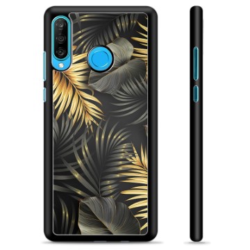 Huawei P30 Lite Beskyttelsesdeksel - Gulde Blader