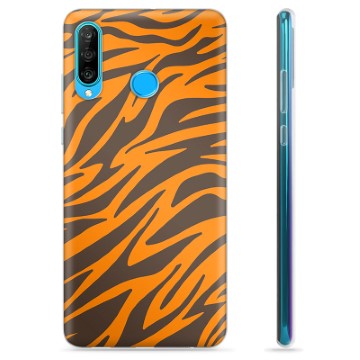 Huawei P30 Lite TPU-deksel - Tiger