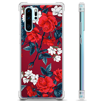 Huawei P30 Pro Hybrid-deksel - Vintage Blomster