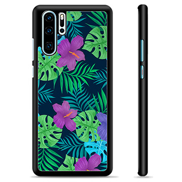 Huawei P30 Pro Beskyttelsesdeksel - Tropiske Blomster