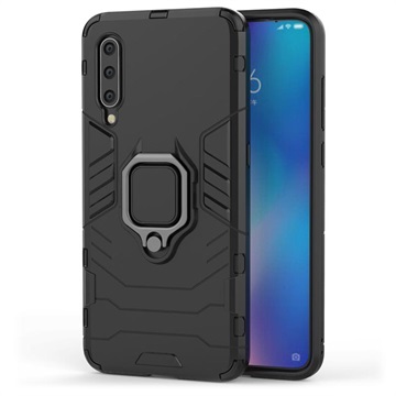 Xiaomi Mi 9 Hybrid-deksel med Ringholder - Svart