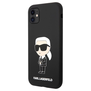 Karl Lagerfeld Ikonik iPhone 11 Silikondeksel - Svart