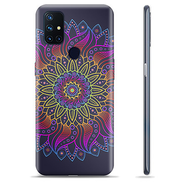 OnePlus Nord N10 5G TPU-deksel - Fargerik Mandala