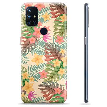 OnePlus Nord N10 5G TPU-deksel - Rosa Blomster