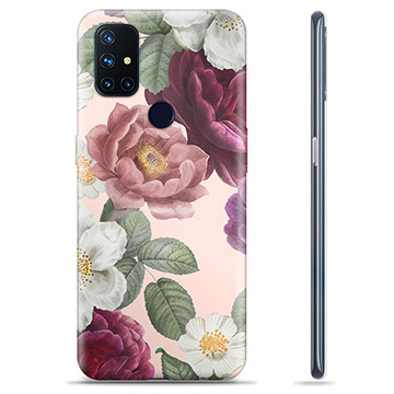 OnePlus Nord N10 5G TPU-deksel - Romantiske Blomster