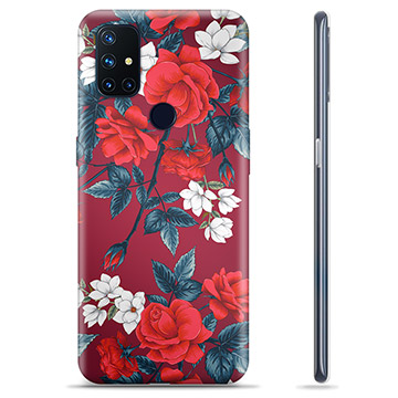 OnePlus Nord N10 5G TPU-deksel - Vintage Blomster