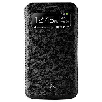 Samsung Galaxy S4 Puro Slim Essential Veske - Svart