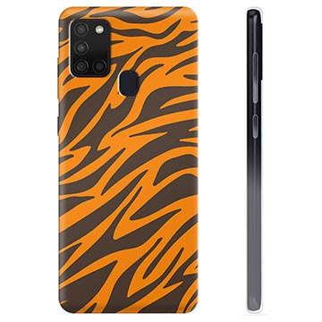 Samsung Galaxy A21s TPU-deksel - Tiger