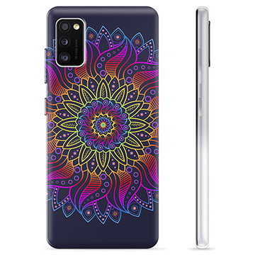 Samsung Galaxy A41 TPU-deksel - Fargerik Mandala