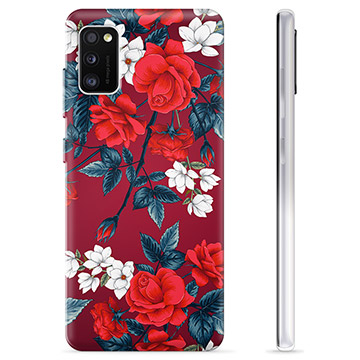 Samsung Galaxy A41 TPU-deksel - Vintage Blomster