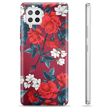 Samsung Galaxy A42 5G TPU-deksel - Vintage Blomster