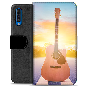 Samsung Galaxy A50 Premium Lommebok-deksel - Gitar