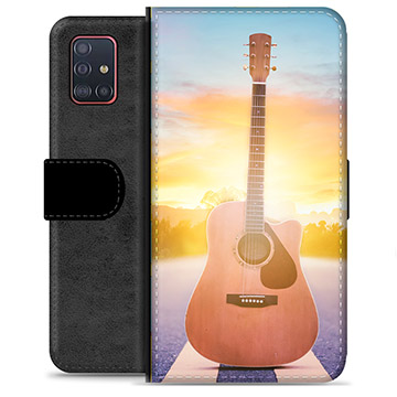 Samsung Galaxy A51 Premium Lommebok-deksel - Gitar