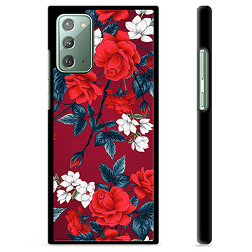 Samsung Galaxy Note20 Beskyttelsesdeksel - Vintage Blomster