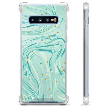 Samsung Galaxy S10+ Hybrid-deksel - Grønn Mynte