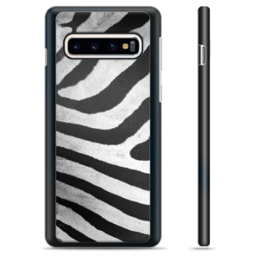 Samsung Galaxy S10+ Beskyttelsesdeksel - Sebra