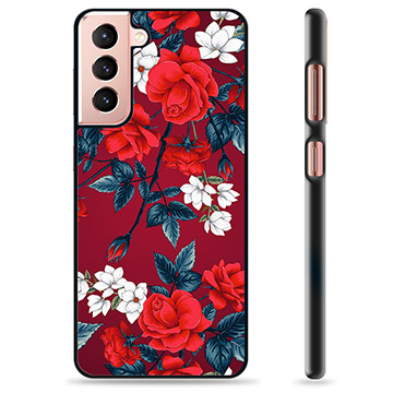 Samsung Galaxy S21 5G Beskyttelsesdeksel - Vintage Blomster