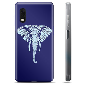 Samsung Galaxy Xcover Pro TPU-deksel - Elefant