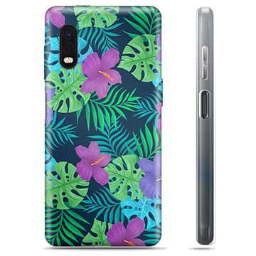 Samsung Galaxy Xcover Pro TPU-deksel - Tropiske Blomster