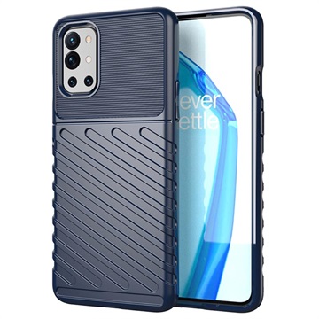 Thunder Series OnePlus 9R TPU-deksel - Blå