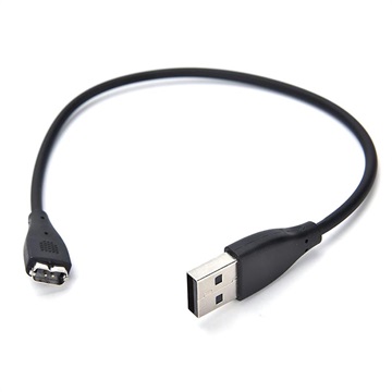 Fitbit Charge HR USB Ladekabel - Svart