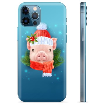 iPhone 12 Pro TPU-deksel - Julegris