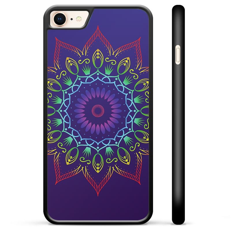 iPhone 7/8/SE (2020)/SE (2022) Beskyttelsesdeksel - Fargerik Mandala