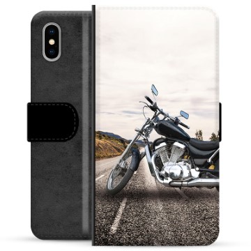 iPhone X / iPhone XS Premium Lommebok-deksel - Motorsykkel