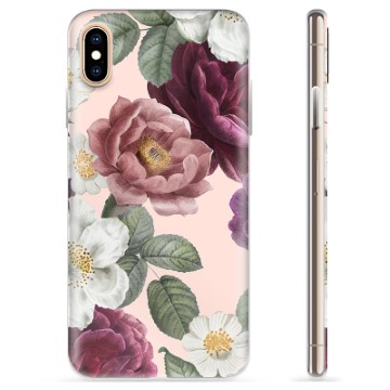 iPhone XS Max TPU-deksel - Romantiske Blomster