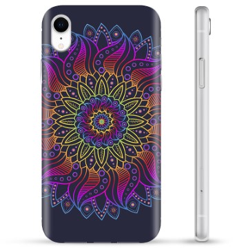 iPhone XR TPU-deksel - Fargerik Mandala