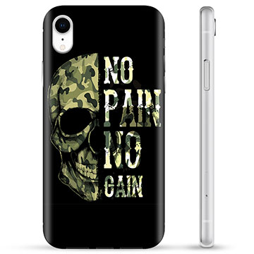 iPhone XR TPU-deksel - No Pain, No Gain