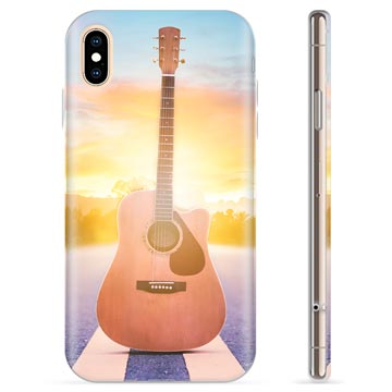 iPhone XS Max TPU-deksel - Gitar