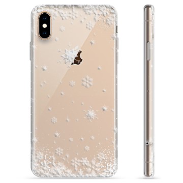 iPhone XS Max TPU-deksel - Snøfnugg