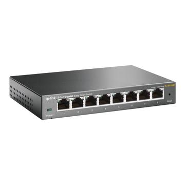 TP-Link TL-SG108E 8-Port Gigabit Easy Smart Switch - Svart