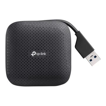 TP-Link UH400 USB 3.0 4-ports Bærbar Hub - Svart