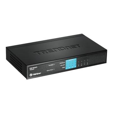 TRENDnet TPE-S44 8-ports PoE-svitsj - 10/100Mbps - Svart