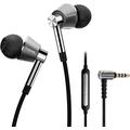 1MORE E1001 Triple Driver Wired In-Ear-hodetelefoner med ledning - 3.5mm - Sølv