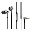 1MORE E1001 Triple Driver Wired In-Ear-hodetelefoner med ledning - 3.5mm - Sølv