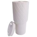 Silikonforing med 2 rom til Stanley Tumbler 40 oz - BPA-fri - Beige