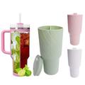 Silikonforing med 2 rom til Stanley Tumbler 40 oz - BPA-fri - Rosa