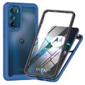 360 Protection-serien Motorola Moto G Stylus 5G Deksel - Svart / Klar