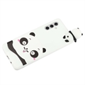 Samsung Galaxy A04s/A13 5G 3D Cartoon TPU-deksel - Hvit Panda