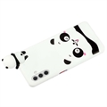 Samsung Galaxy A04s/A13 5G 3D Cartoon TPU-deksel - Hvit Panda